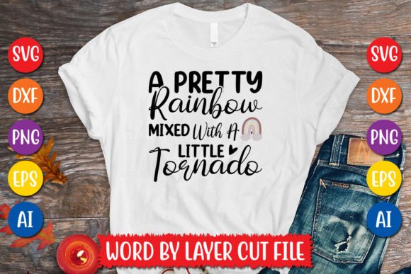 A Pretty Rainbow Mixed with a Little Graphics