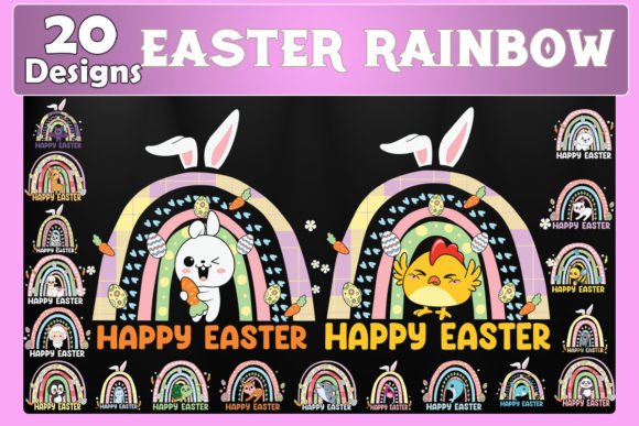 Eater Rainbow Bundle SVG