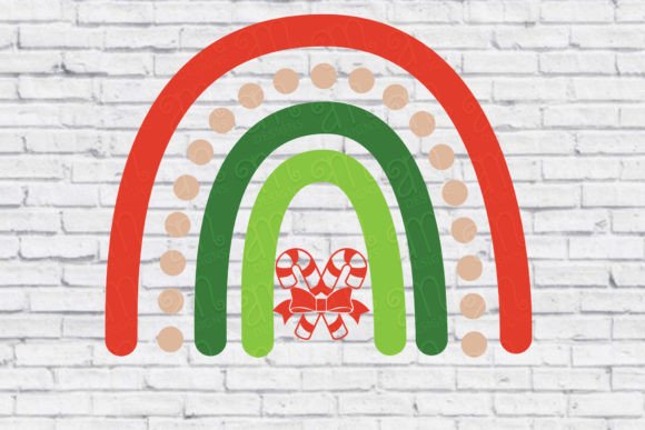 Holiday Rainbow Svg Graphics T-Shirt Designs