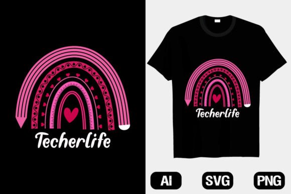 Kids Valentine Gifts Rainbow T-shirt 2