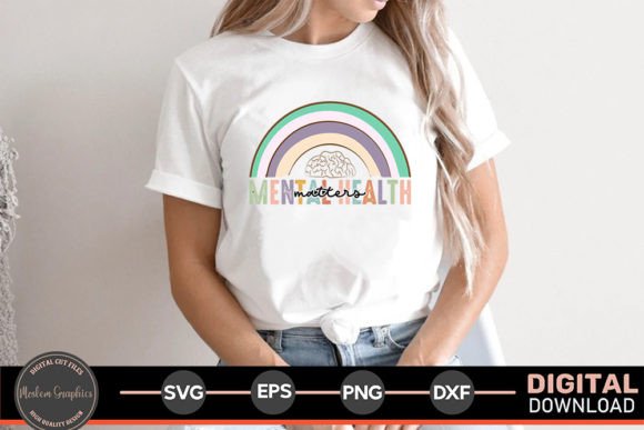 Mental Health Matters - Rainbow SVG
