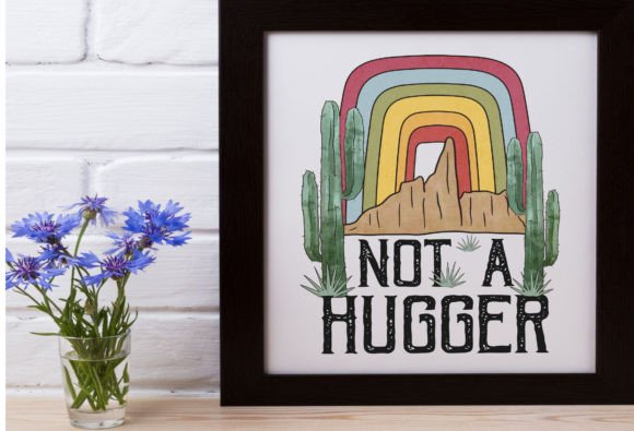 Not a Hugger Png Cactus Graphics
