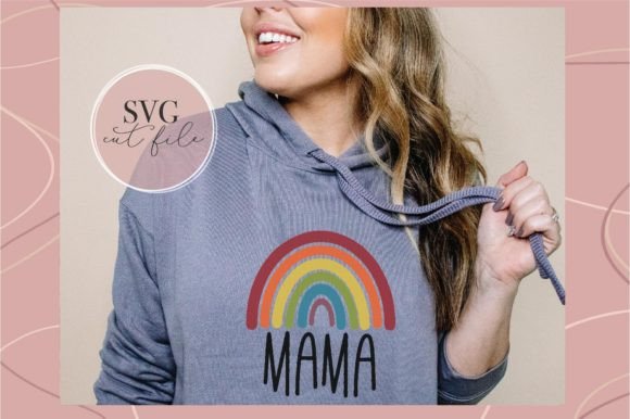 Rainbow Mama SVG: Graphics for T-Shirt Designs