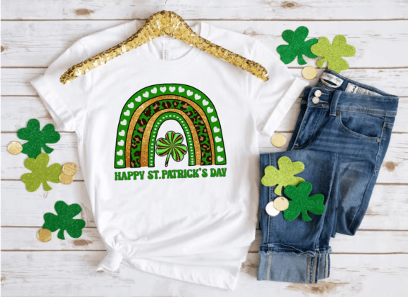 Rainbow St. Patrick's Day Sublimation Graphics