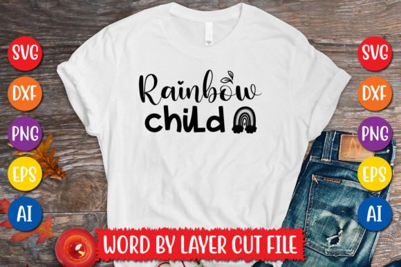 Review: Rainbow Child SVG Design